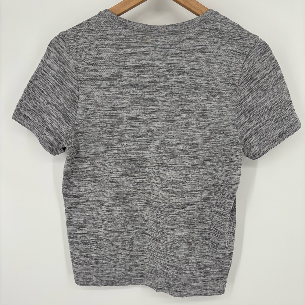 Athleta Seamless Heathered Gray Top - Picture 3 of 6